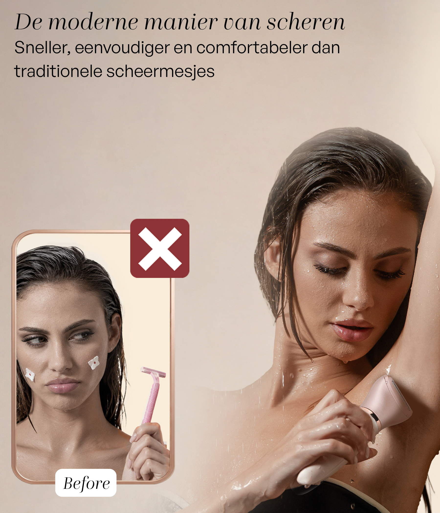 SANSBEAUTÉ® 2 IN 1 DAMENRASIERER