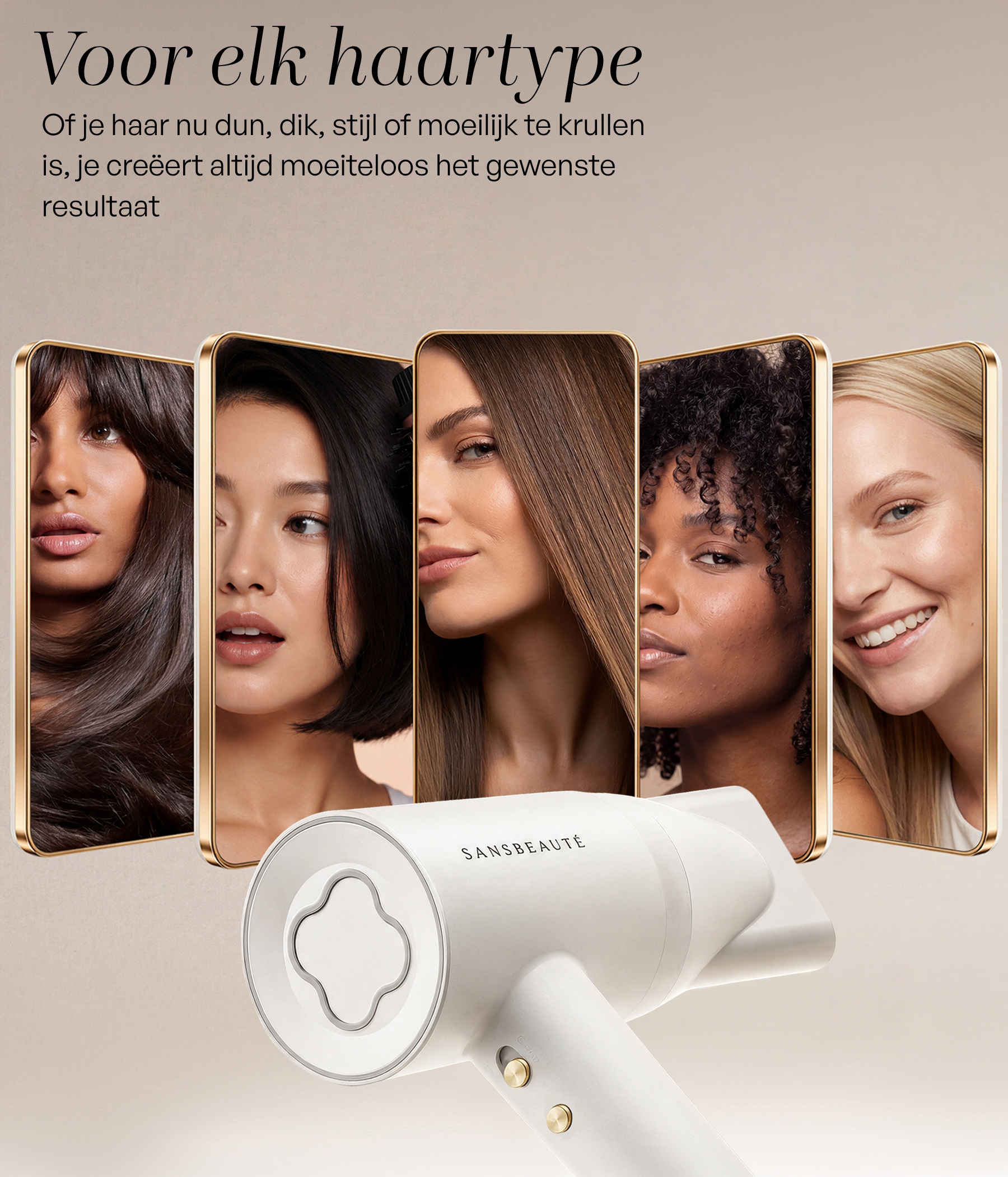 SANSBEAUTÉ® HAARTROCKNER MIT DIFFUSOR