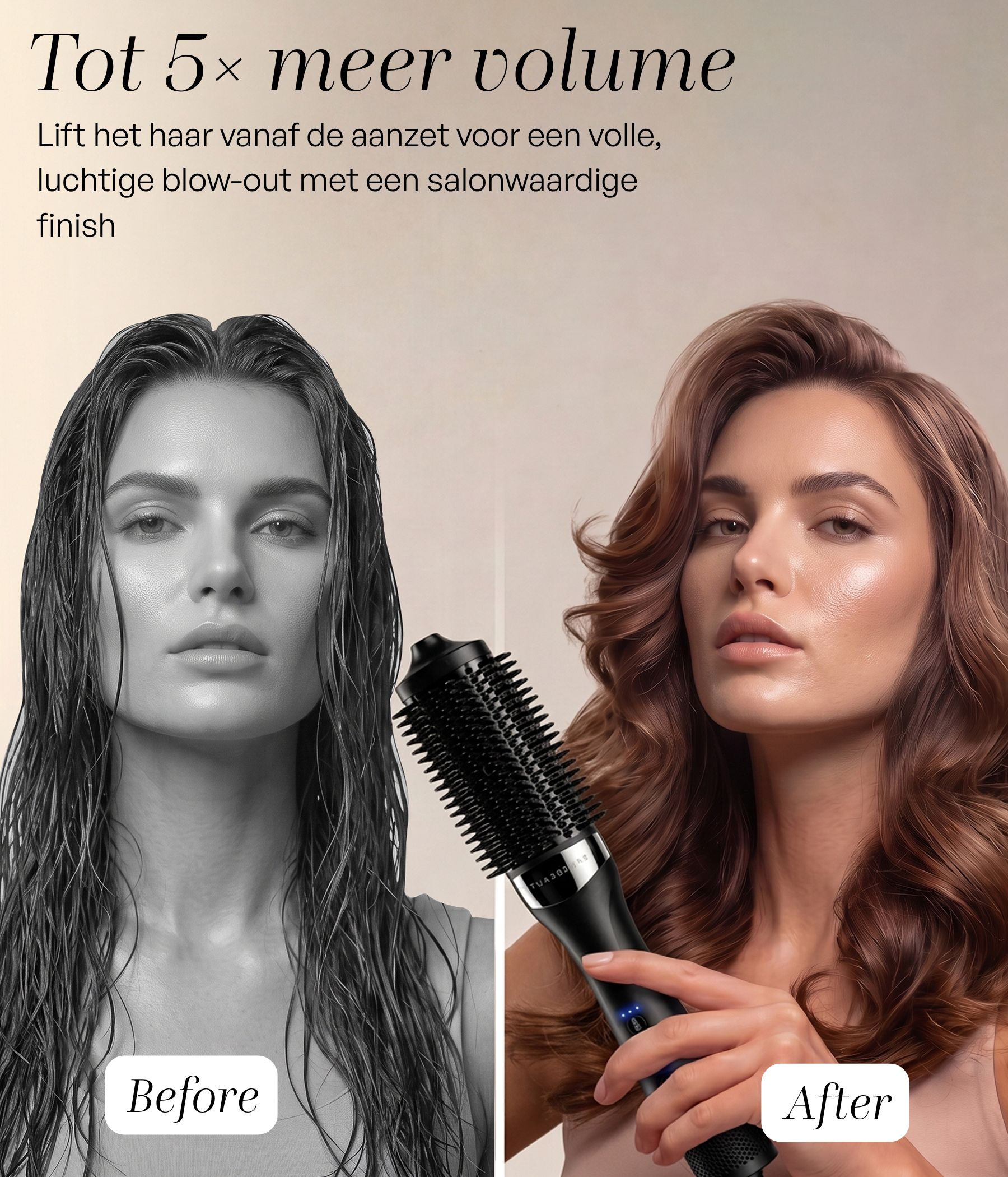 SANSBEAUTÉ® NASS-ZU-TROCKEN-HAAR-TROCKENBÜRSTE