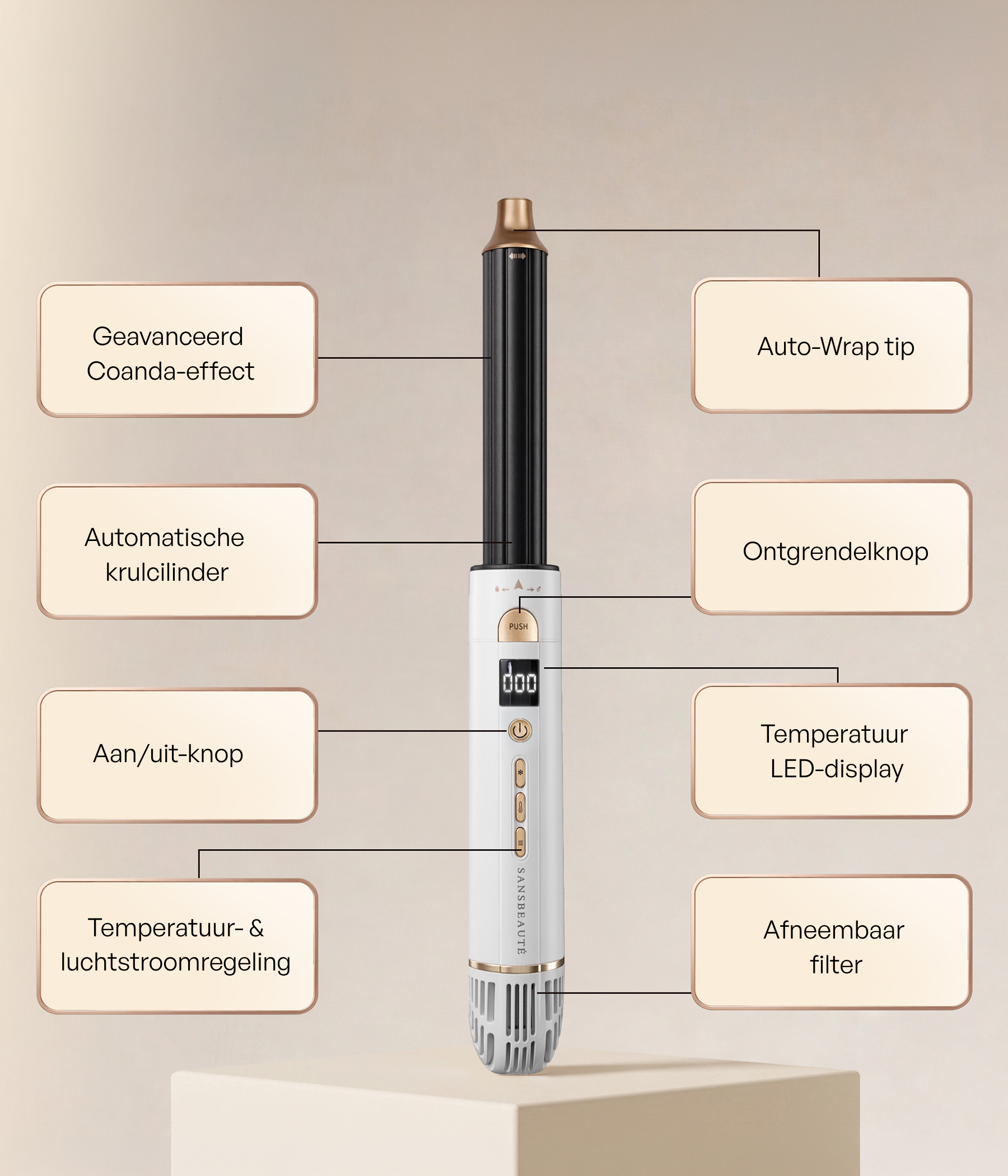 SANSBEAUTÉ® 8-IN-1 AIRSTYLER