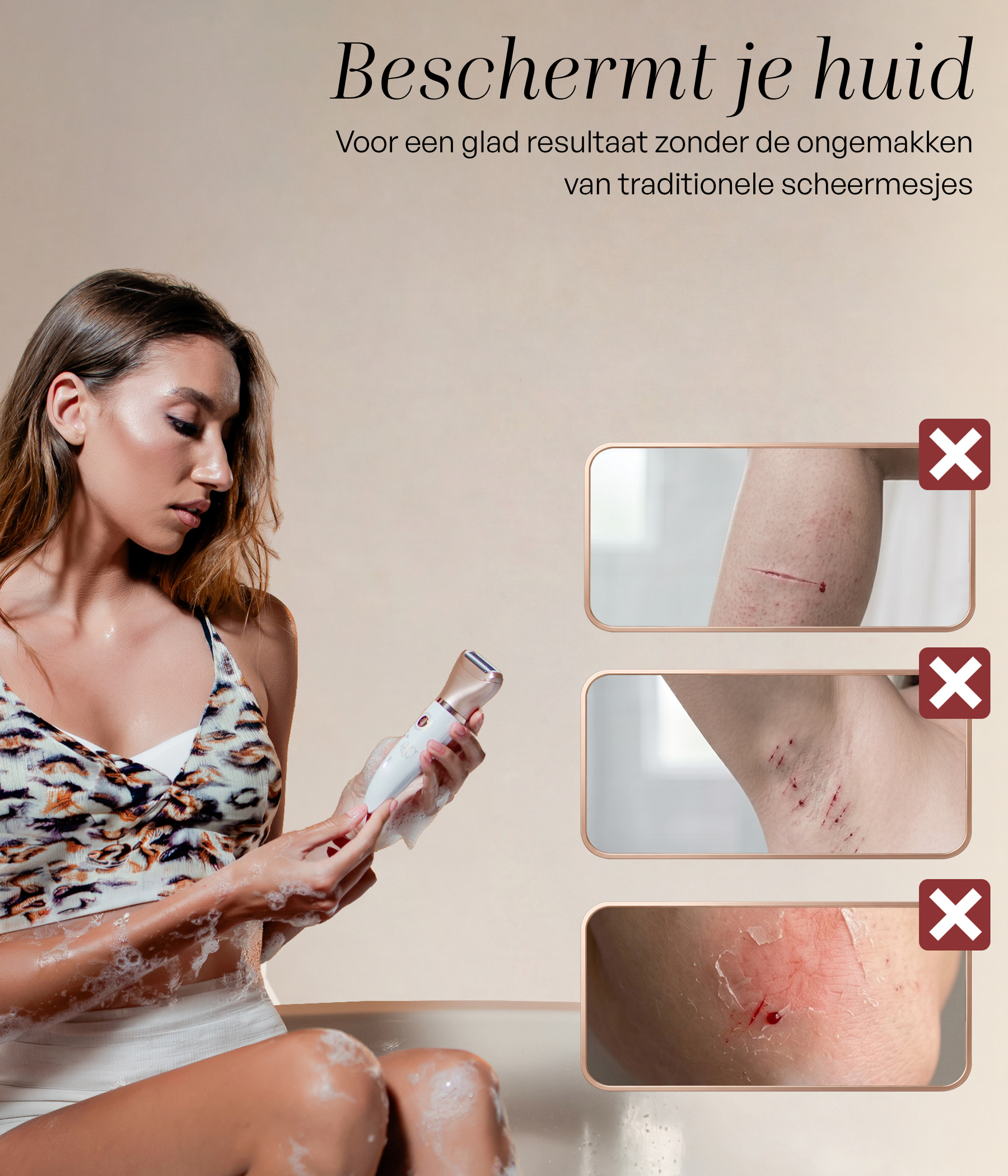 SANSBEAUTÉ® 2 IN 1 DAMENRASIERER