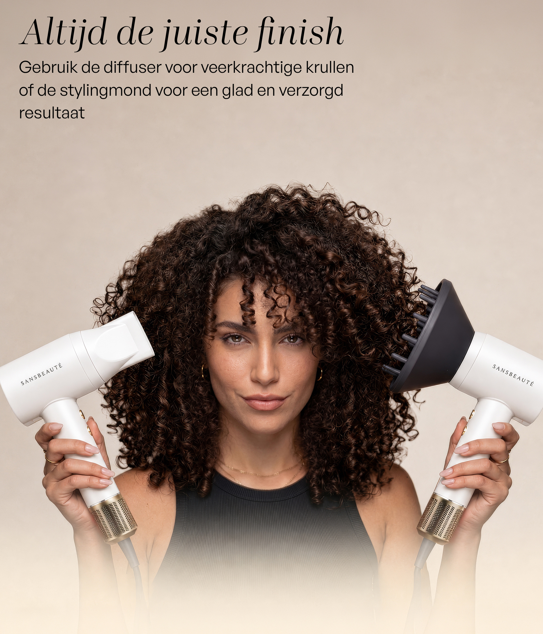 SANSBEAUTÉ® HAARTROCKNER MIT DIFFUSOR