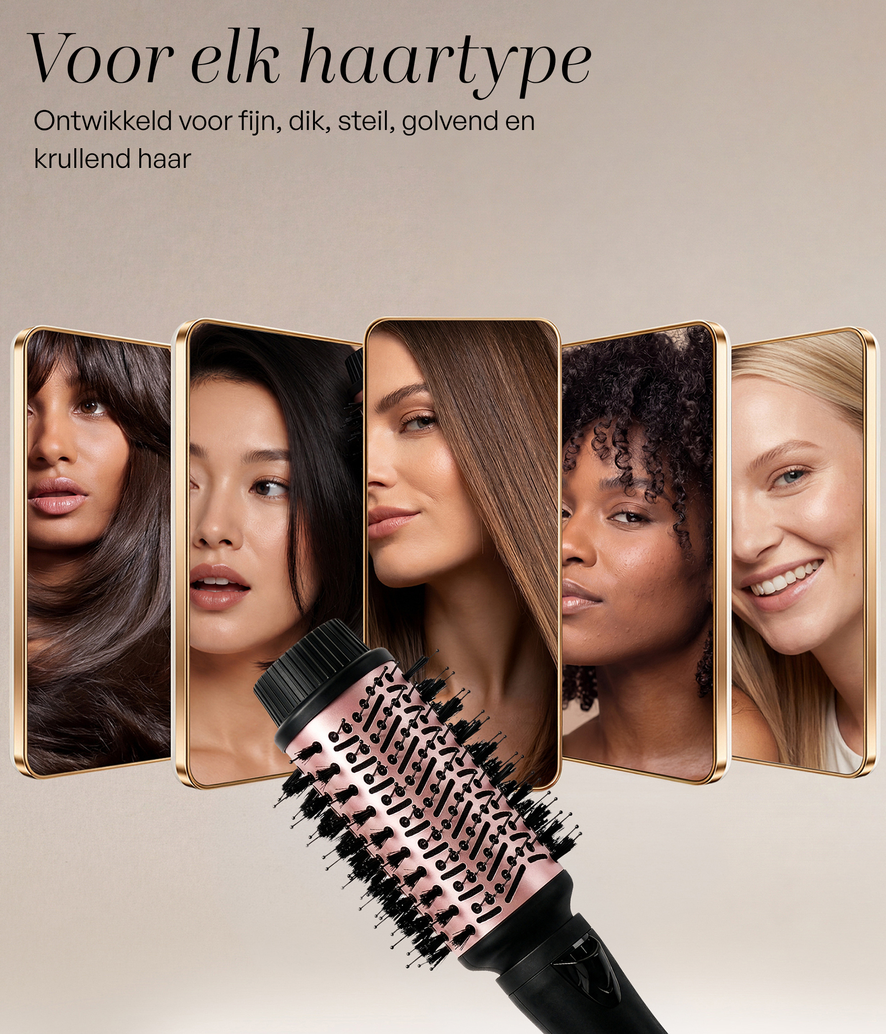 SANSBEAUTÉ® HAARTROCKENBÜRSTE - 4 IN 1