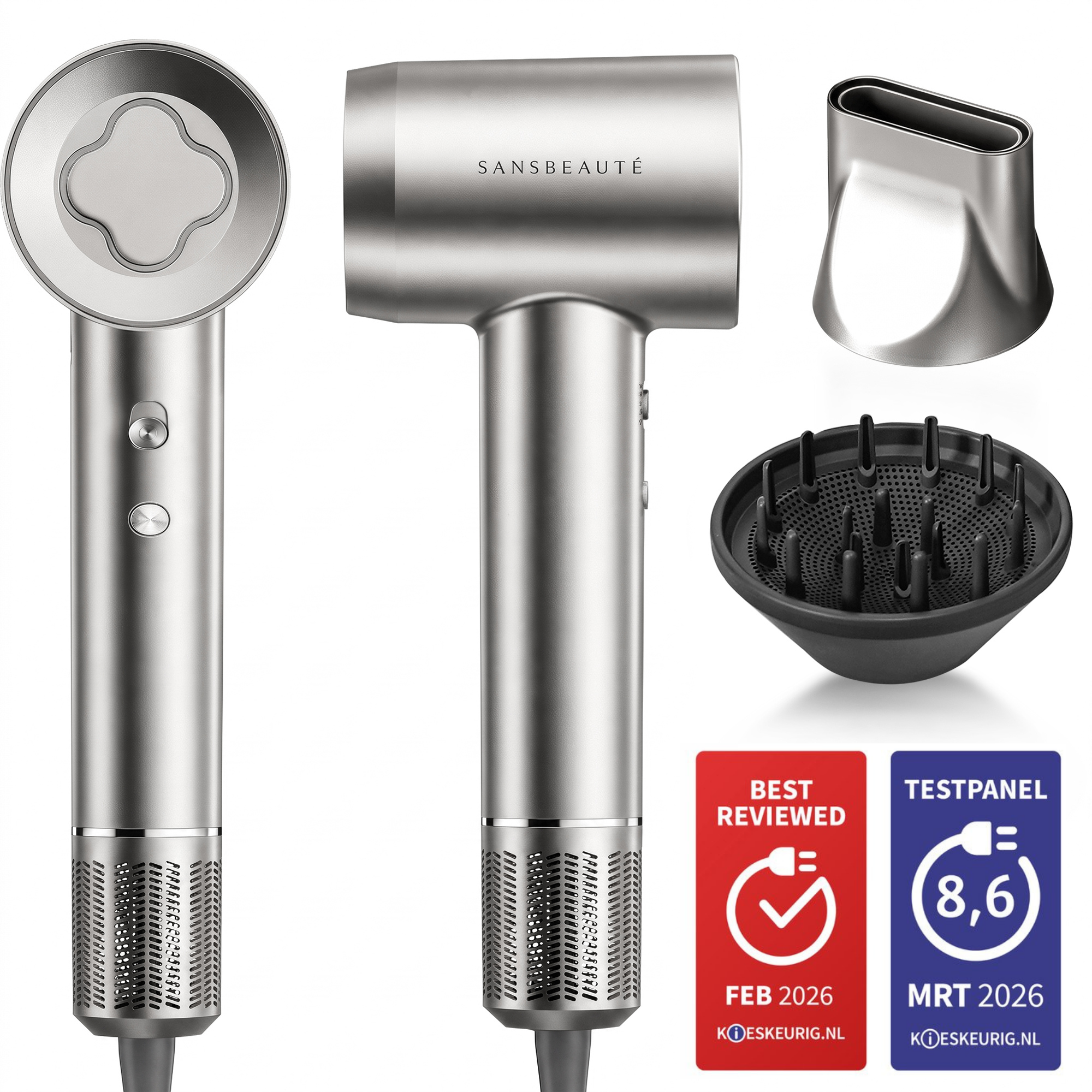 SANSBEAUTÉ® HAARTROCKNER MIT DIFFUSOR