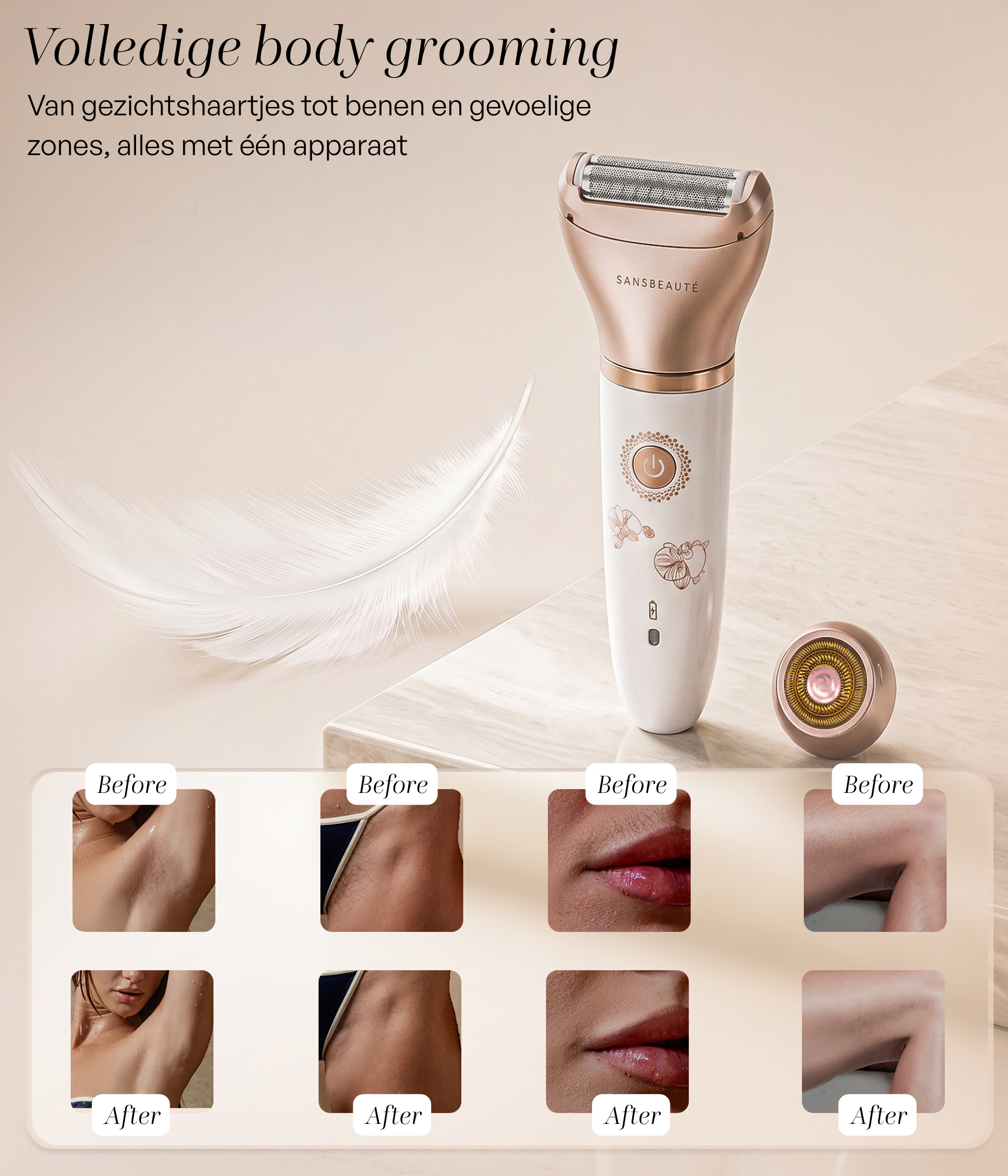 SANSBEAUTÉ® 2 IN 1 DAMENRASIERER