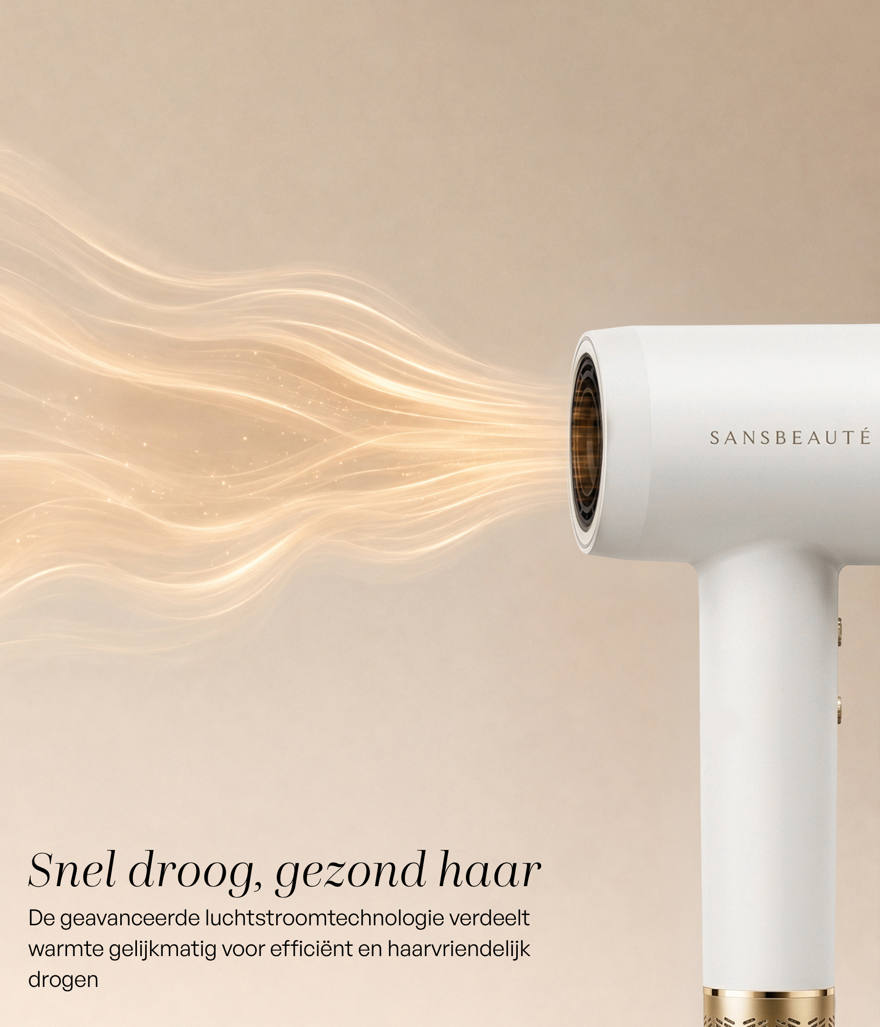 SANSBEAUTÉ® HAARTROCKNER MIT DIFFUSOR