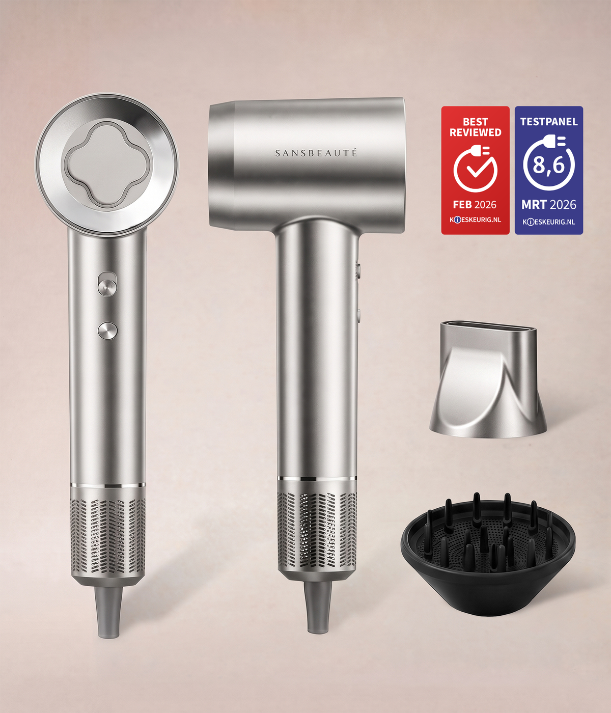 SANSBEAUTÉ® HAARTROCKNER MIT DIFFUSOR
