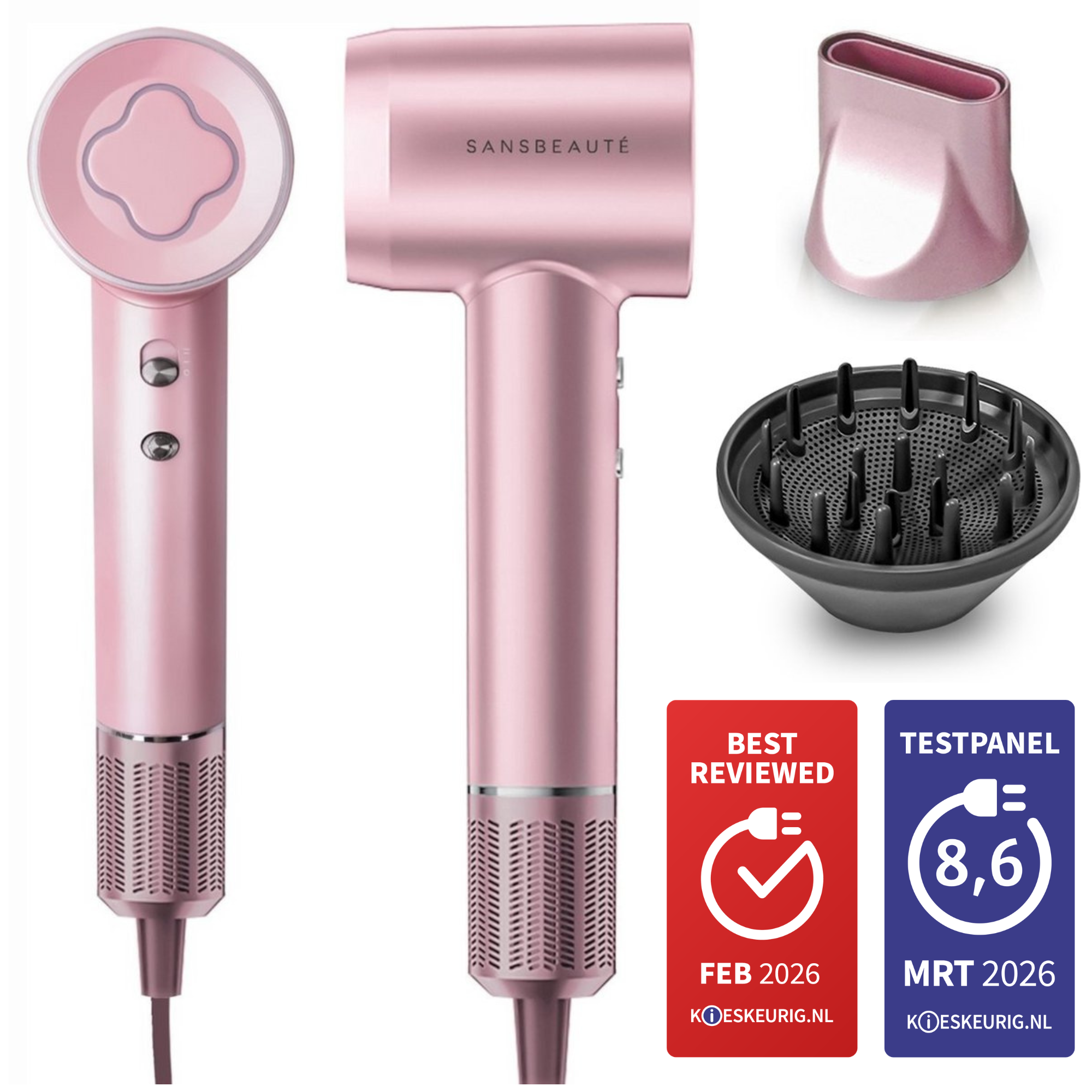 SANSBEAUTÉ® HAARTROCKNER MIT DIFFUSOR