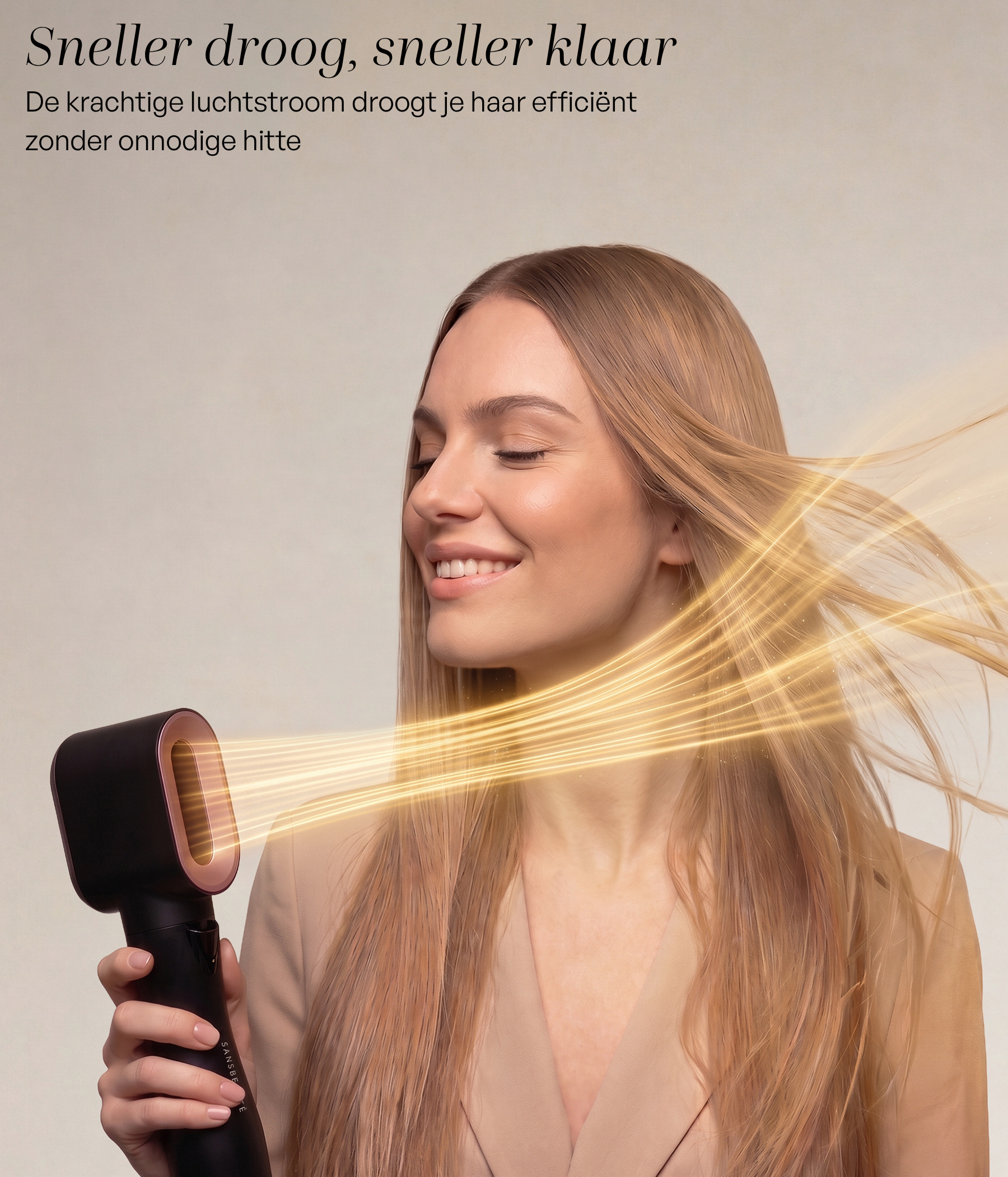 SANSBEAUTÉ® HAARTROCKENBÜRSTE - 4 IN 1