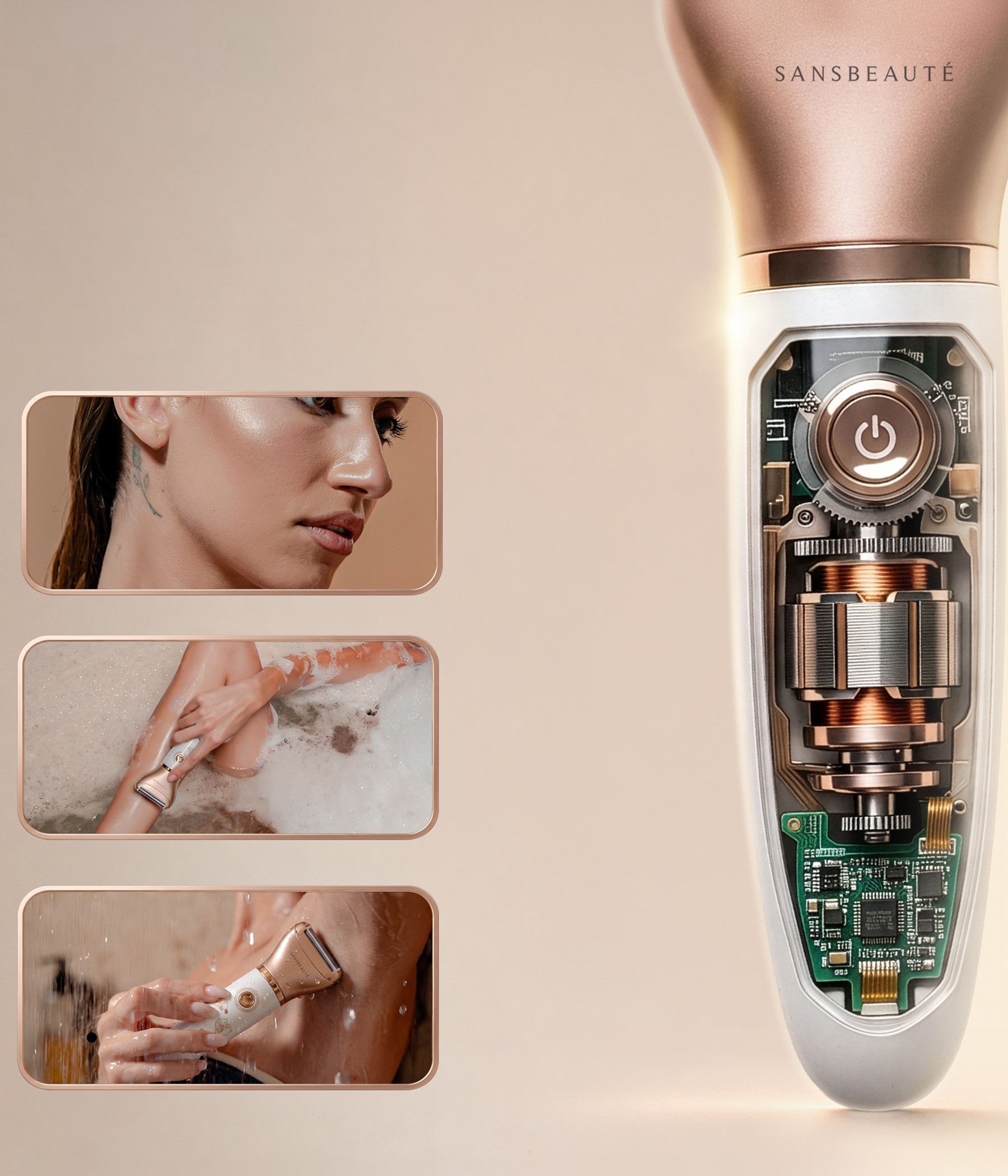 SANSBEAUTÉ® 2 IN 1 DAMENRASIERER